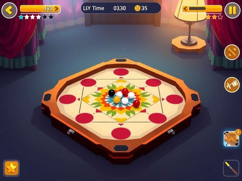 Carrom Glory Supreme tournament scene